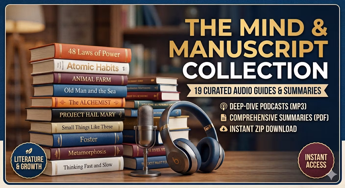 The Polymath’s Audio Vault: 18 Essential Literary & Mindset Breakdowns