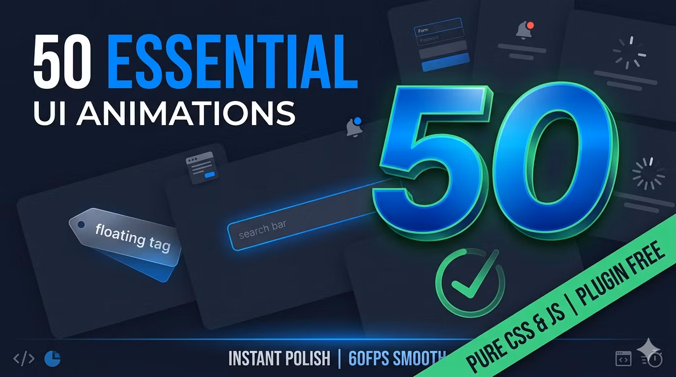 Micro-Delight 50: The Lightweight UI Animation Library