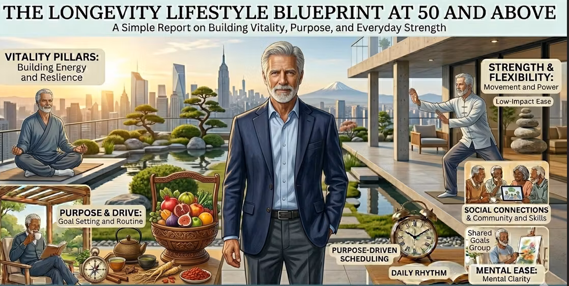 The Longevity Lifestyle Blueprint At 50 And Above