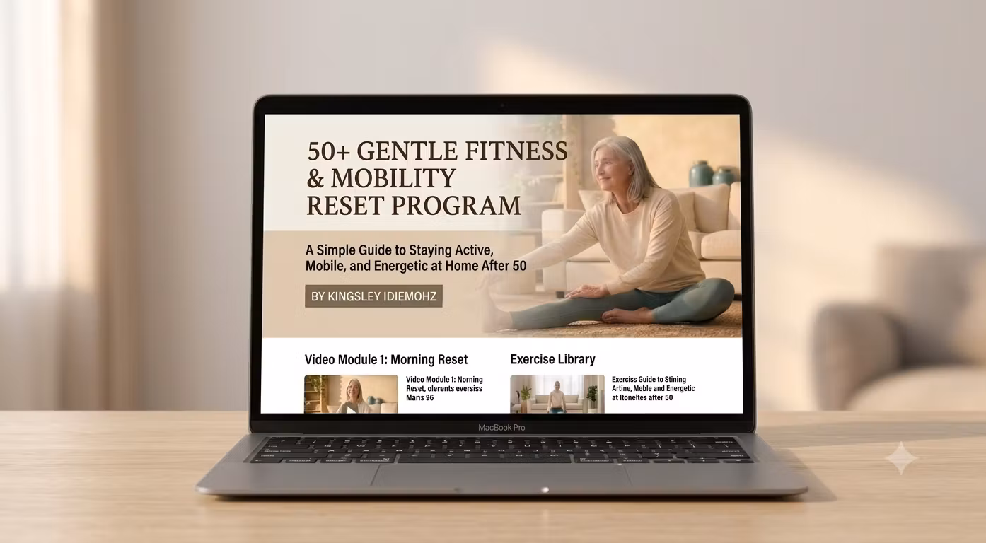 50+ Gentle Fitness & Mobility /  Work book - Questions and Answers 