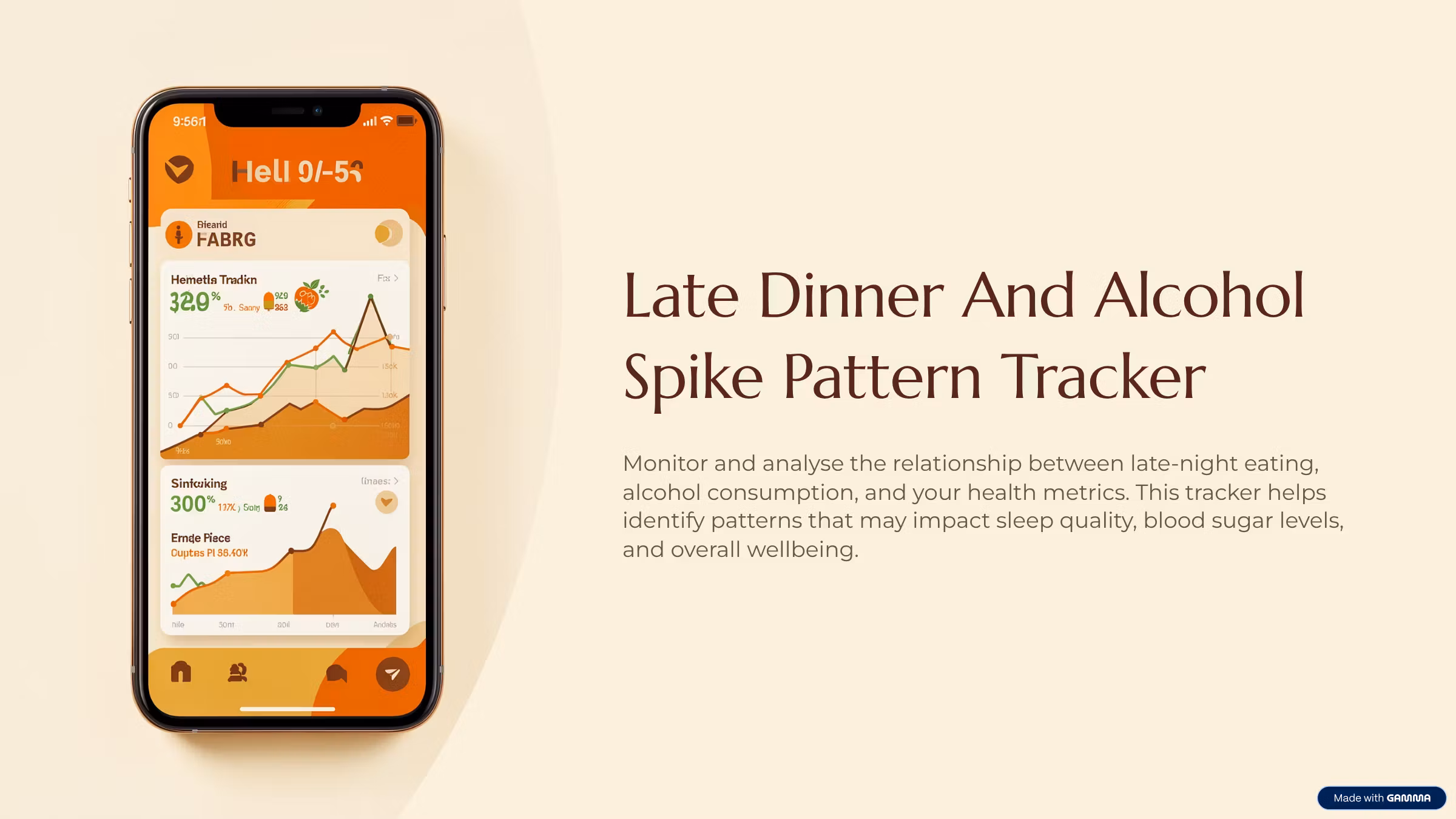 Late Dinner And Alcohol Spike Pattern Tracker