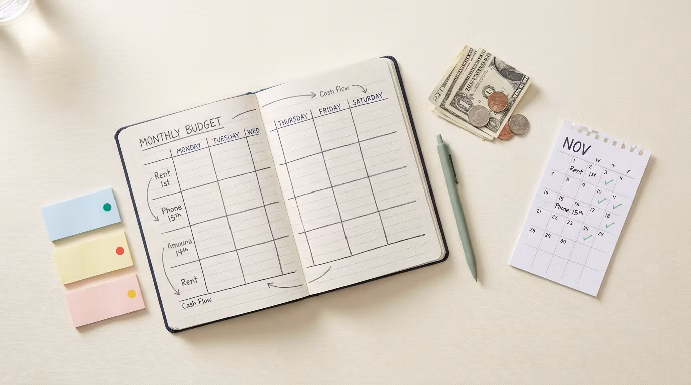Young Adults Following A Monthly Budget Without Spreadsheets
