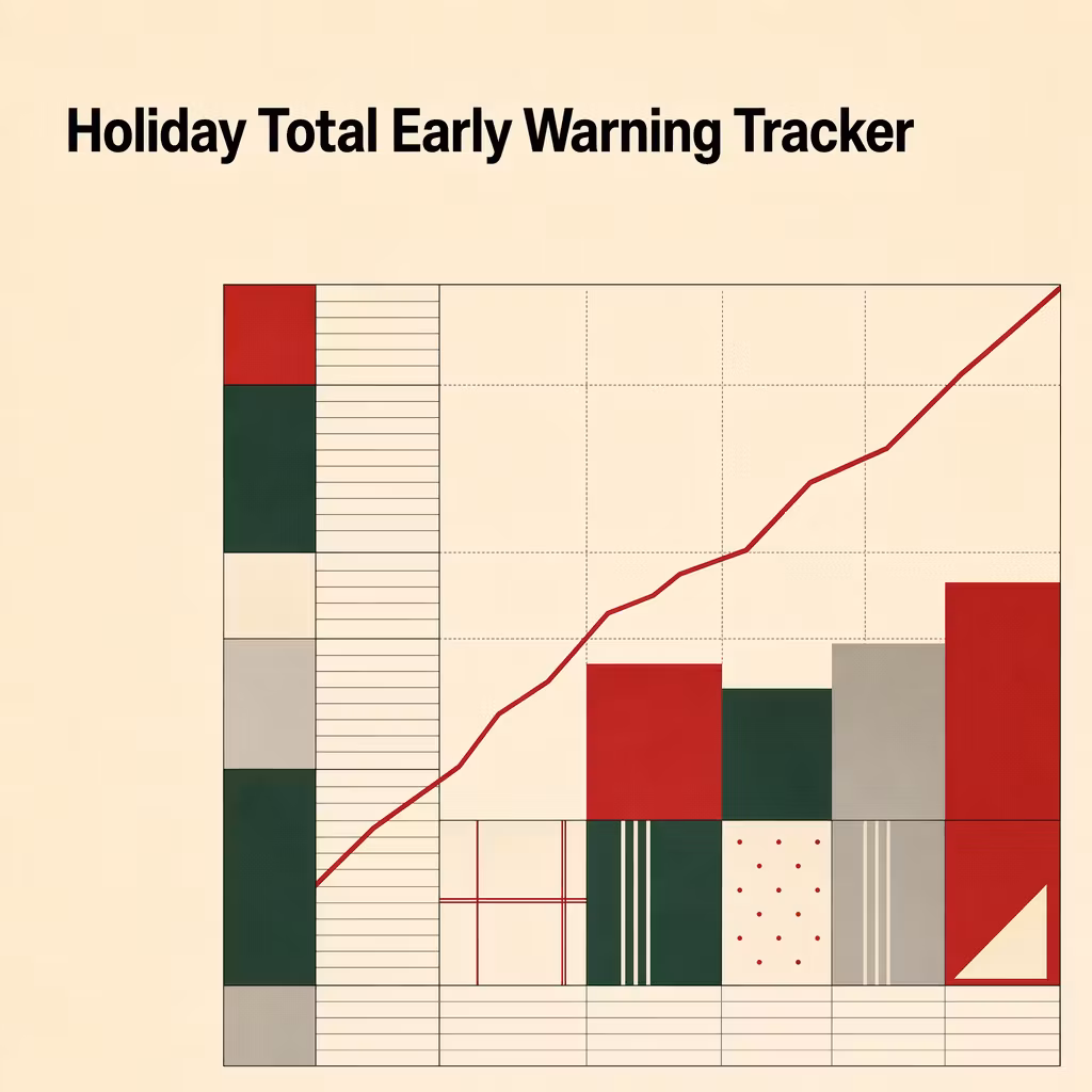 holiday budget tracking kit 