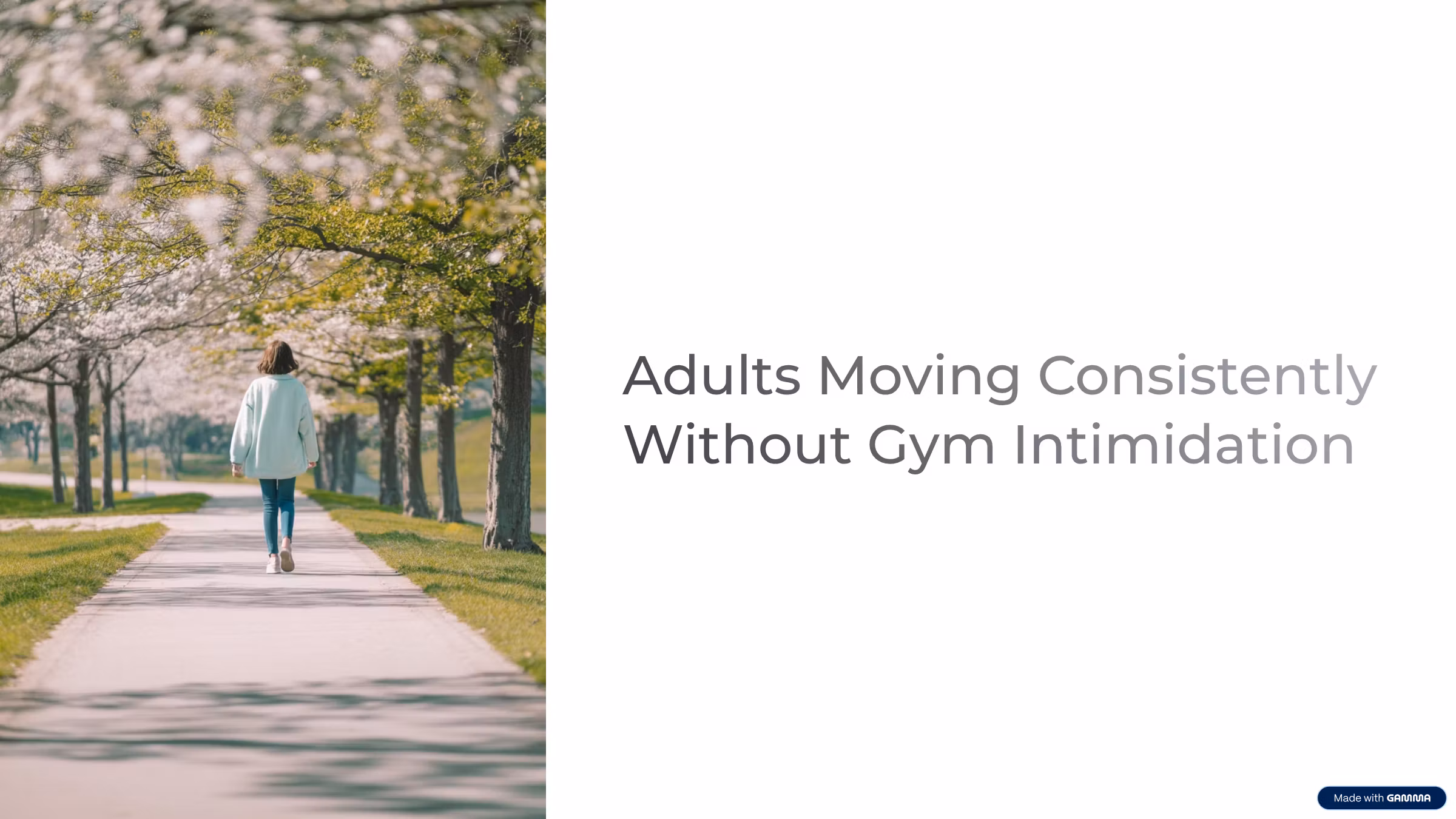 Adults Moving Consistently Without Gym Intimidation
