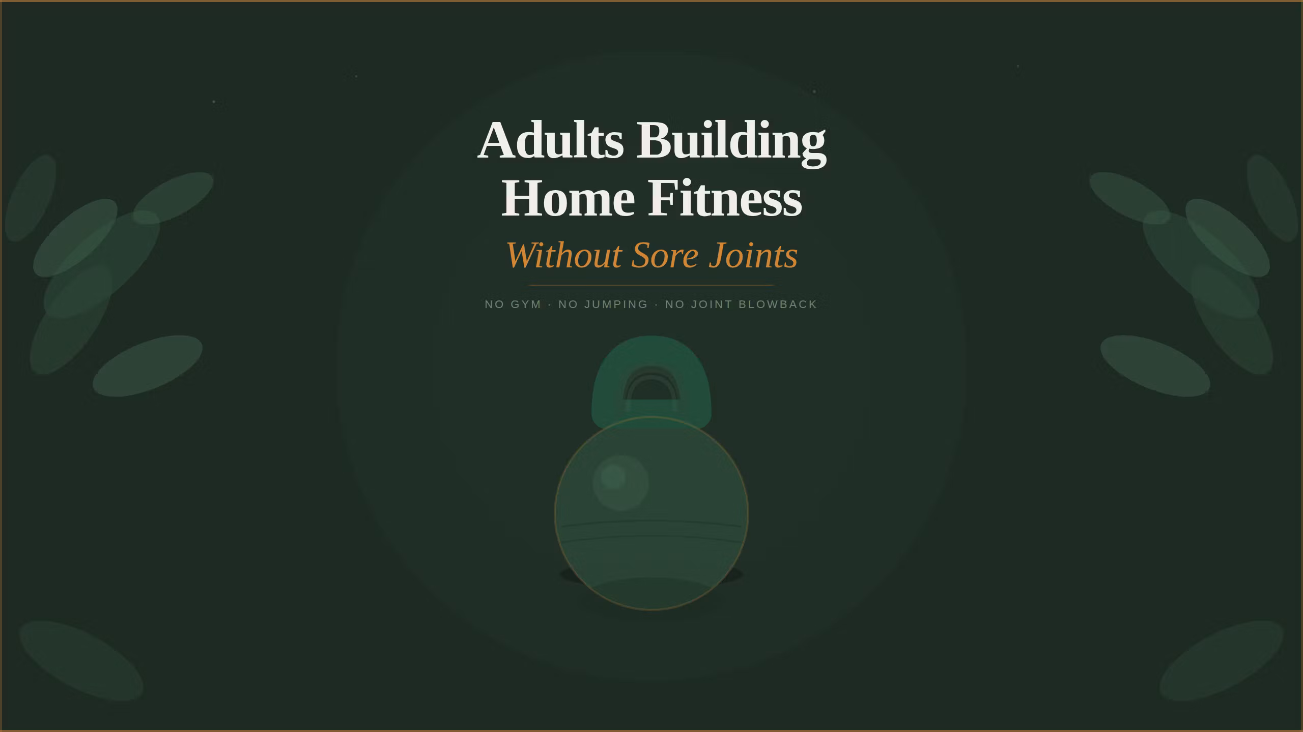 Home Fitness Without Joint Pain