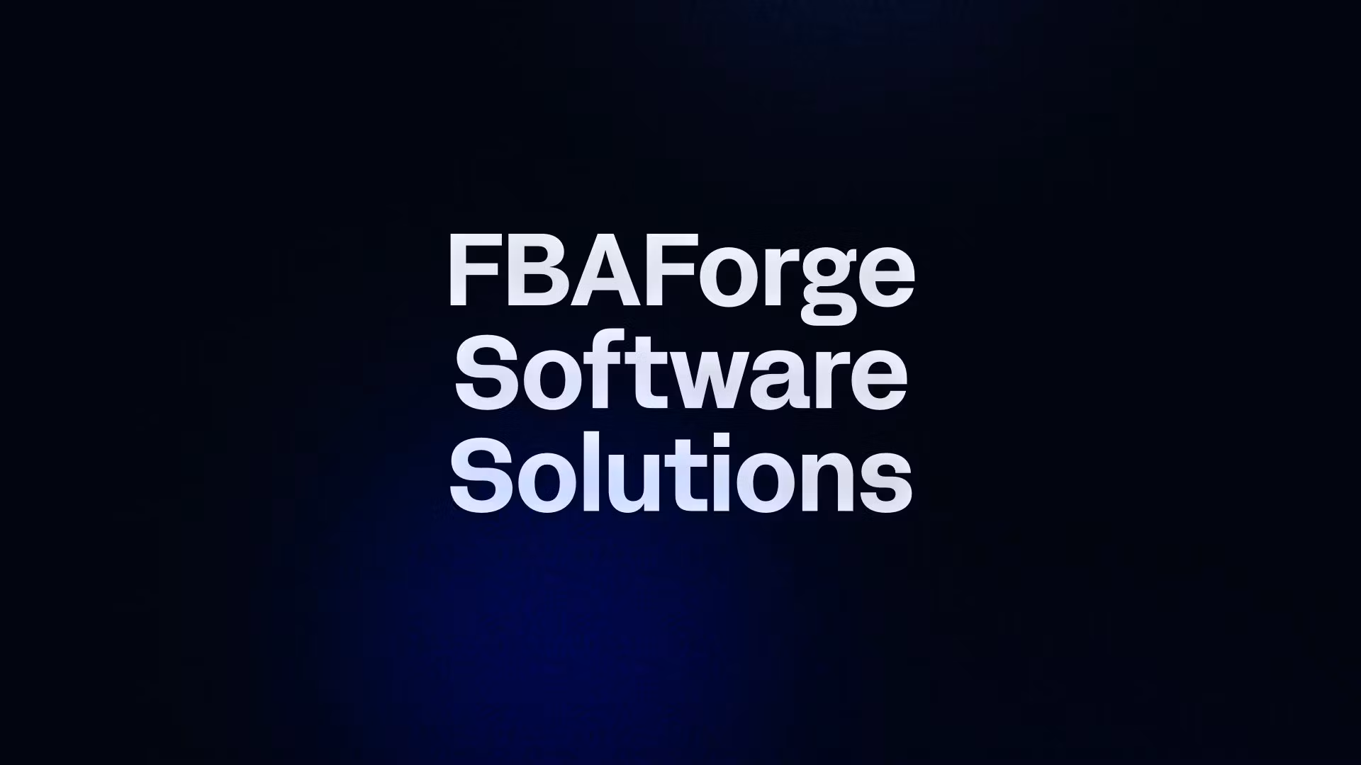 FBAForge Software Solutions