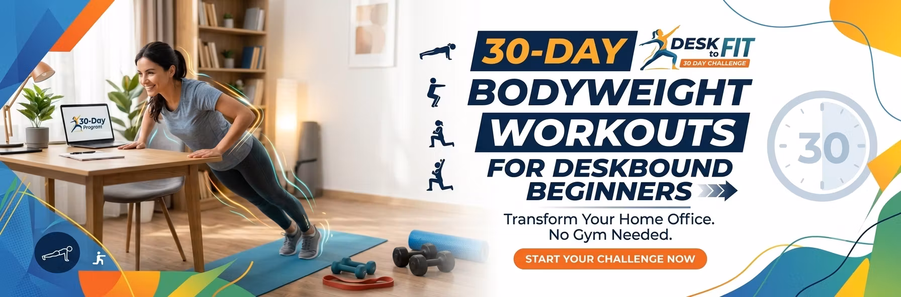 30-Day Bodyweight Workouts for Deskbound Beginners Store
