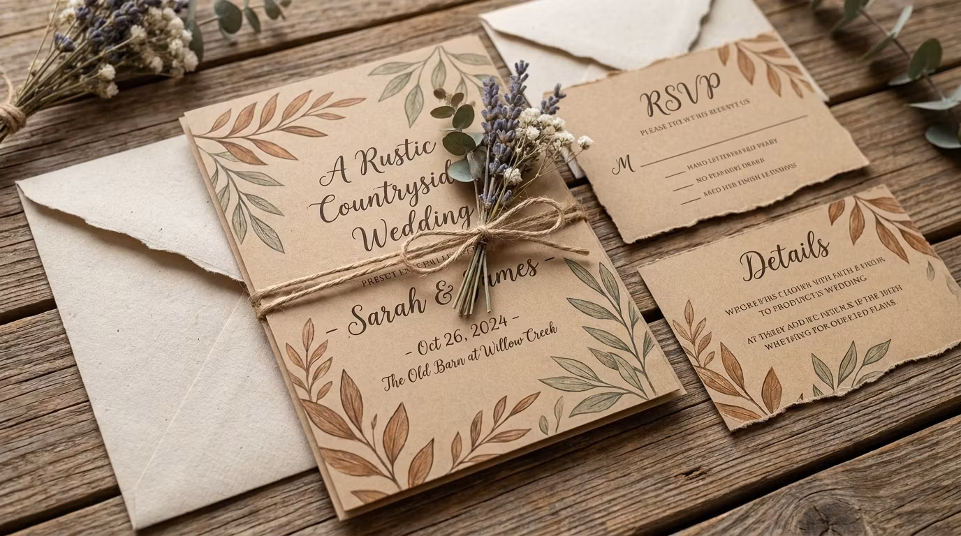 Rustic Charm Wedding Template
