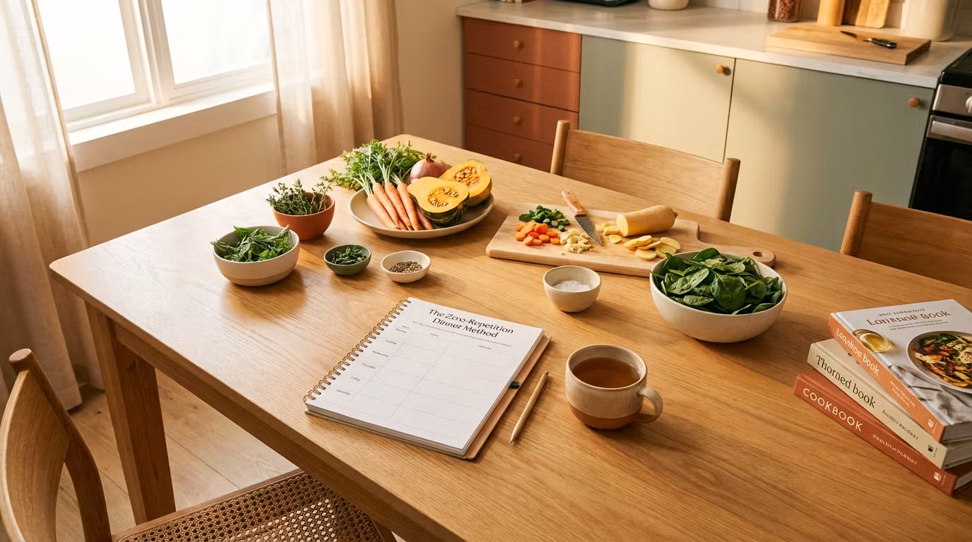 The Zero-Repetition Dinner Method