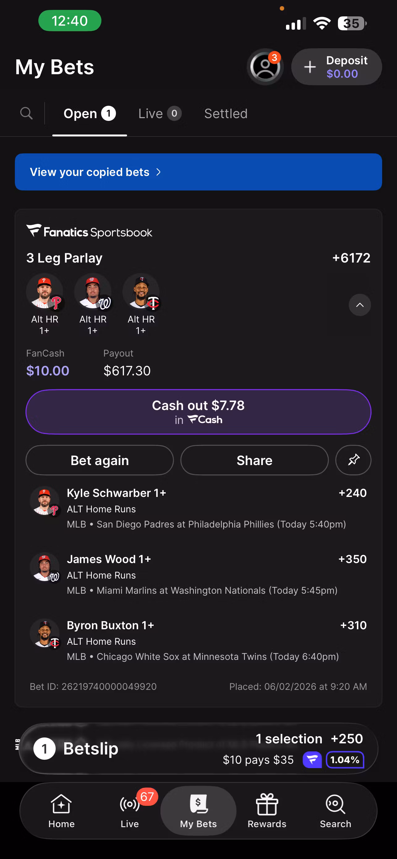 Parlays 