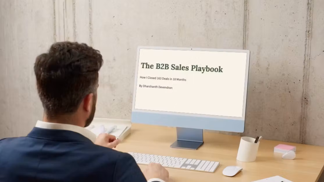 The B2B Sales Playbook
