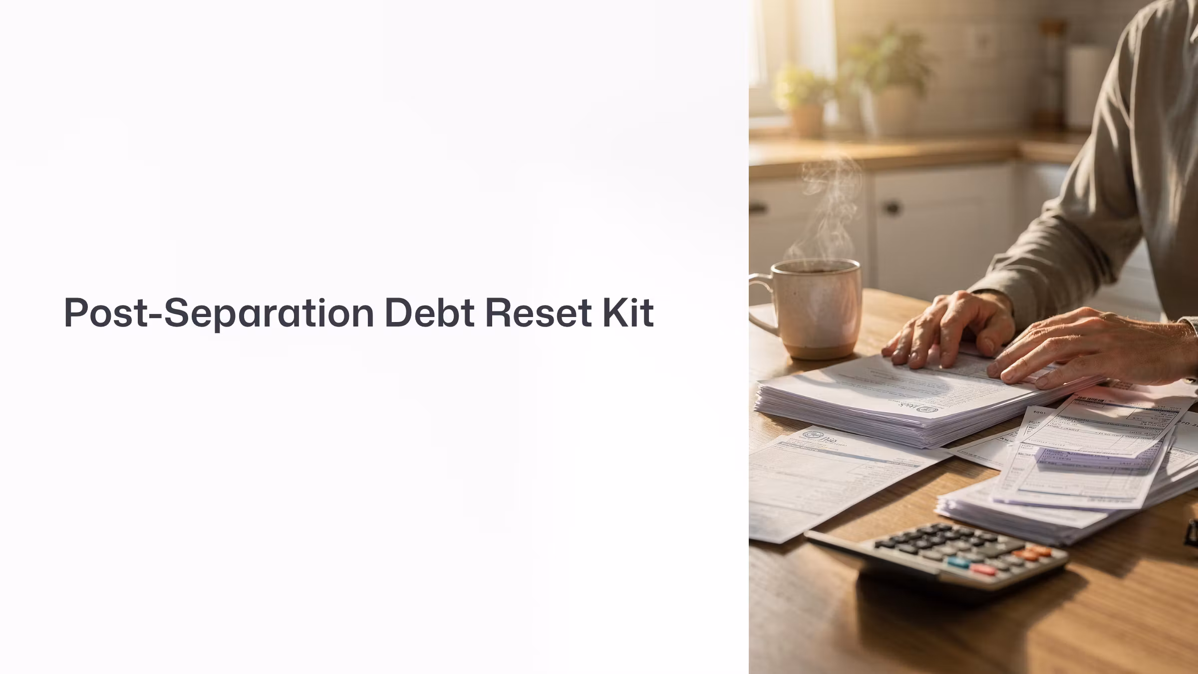 Post-Separation Debt Reset Kit