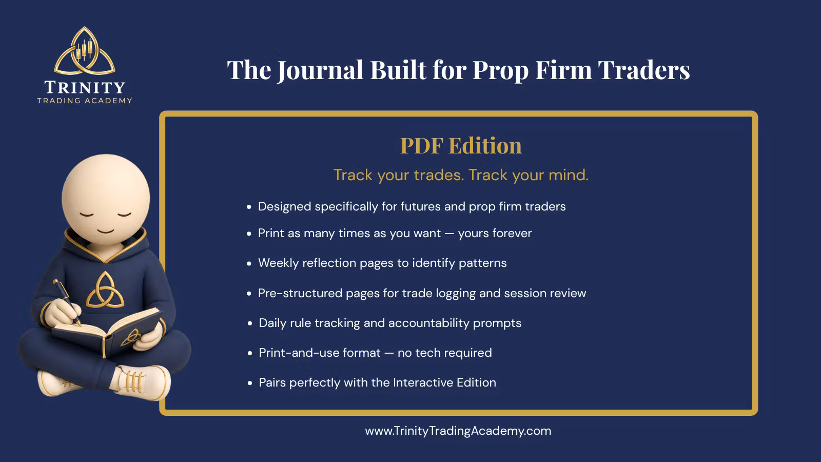 Futures Trading Journal (PDF) - Prop Firm Edition