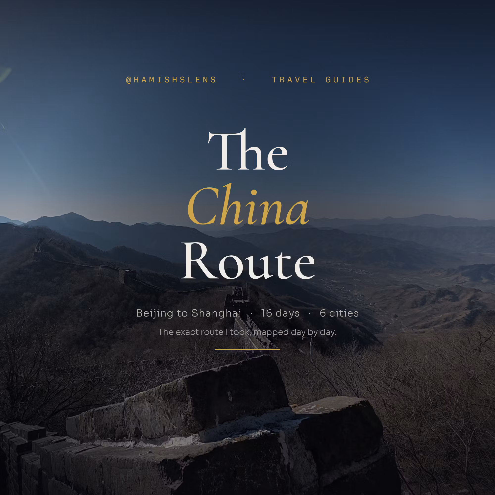 The Budget China Guide