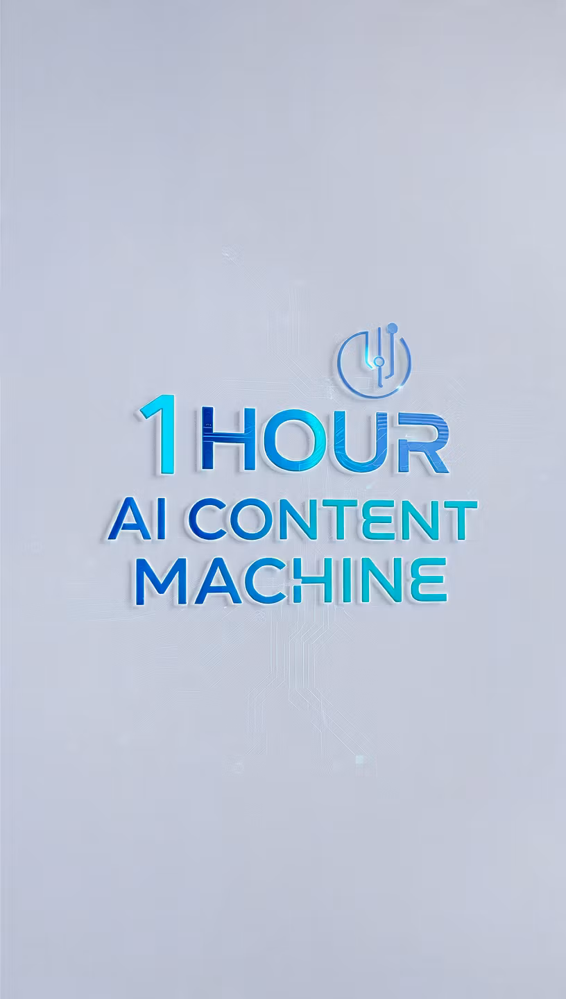 The 1-Hour AI Content Machine