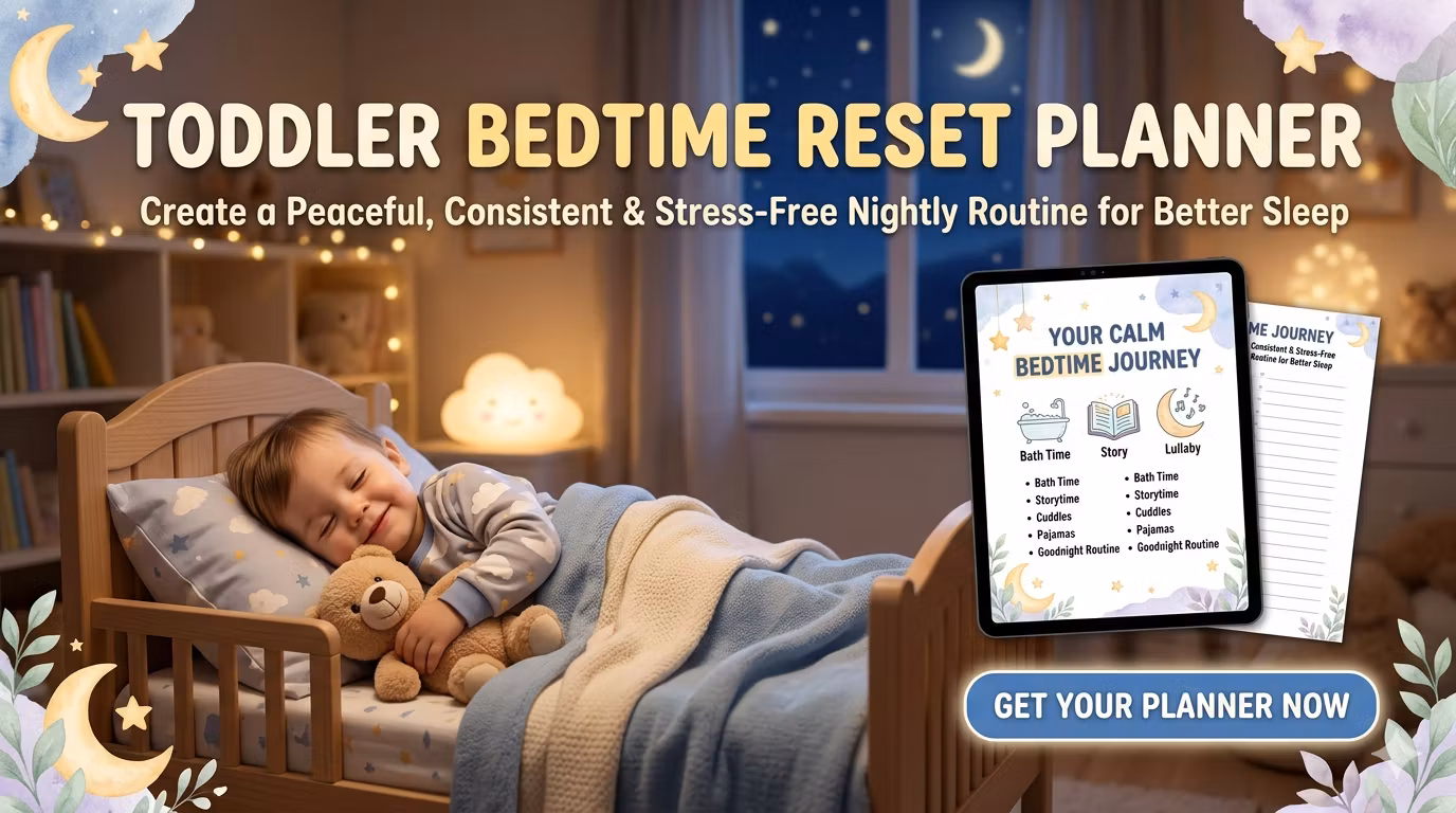 Toddler Bedtime Reset Planner