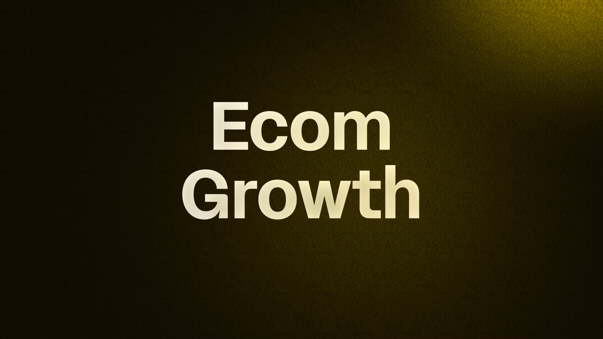 Ecom Growth