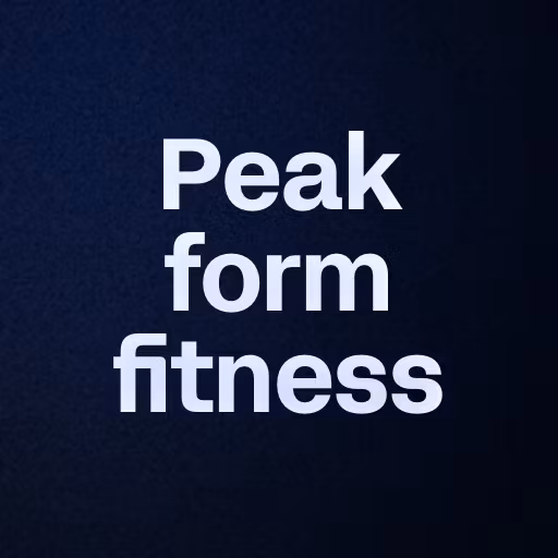 Peak form fitness