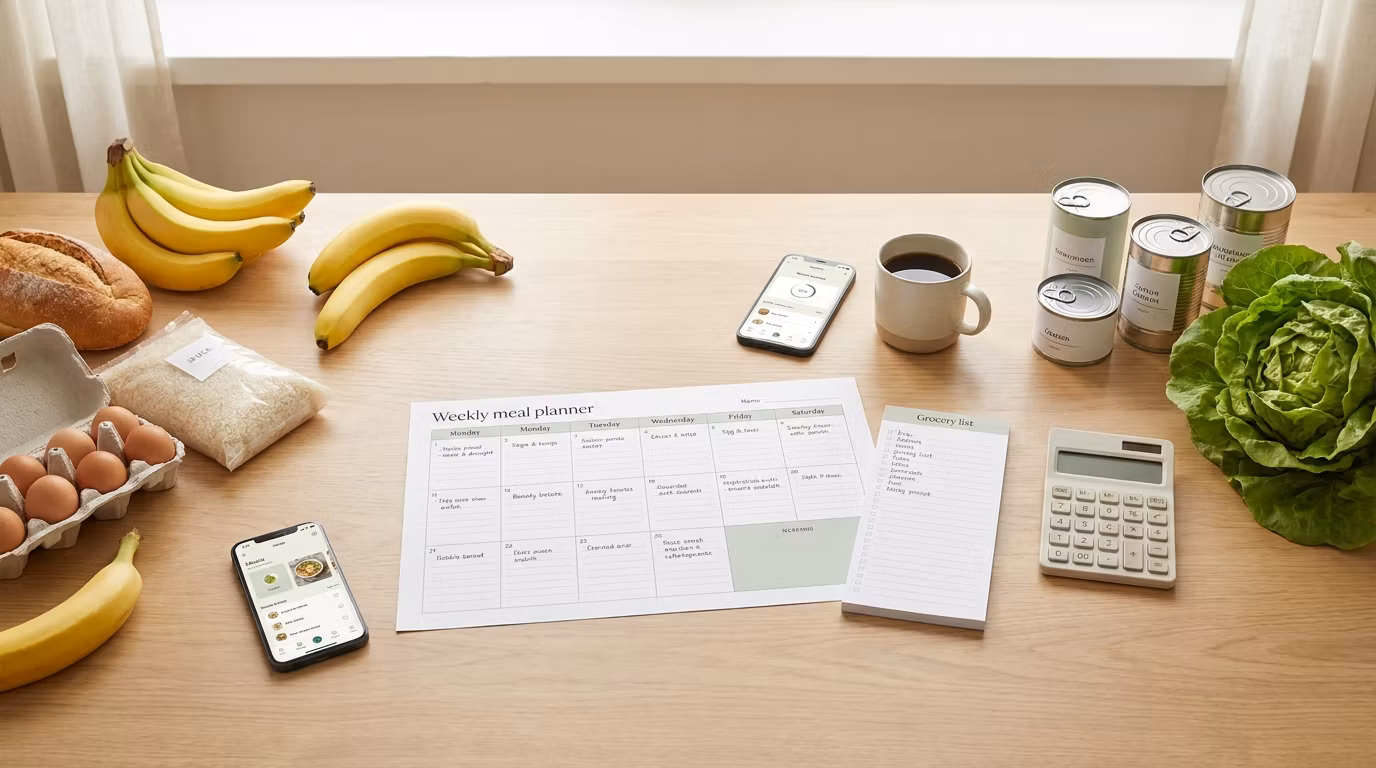 Weekly Food Planning Tracker