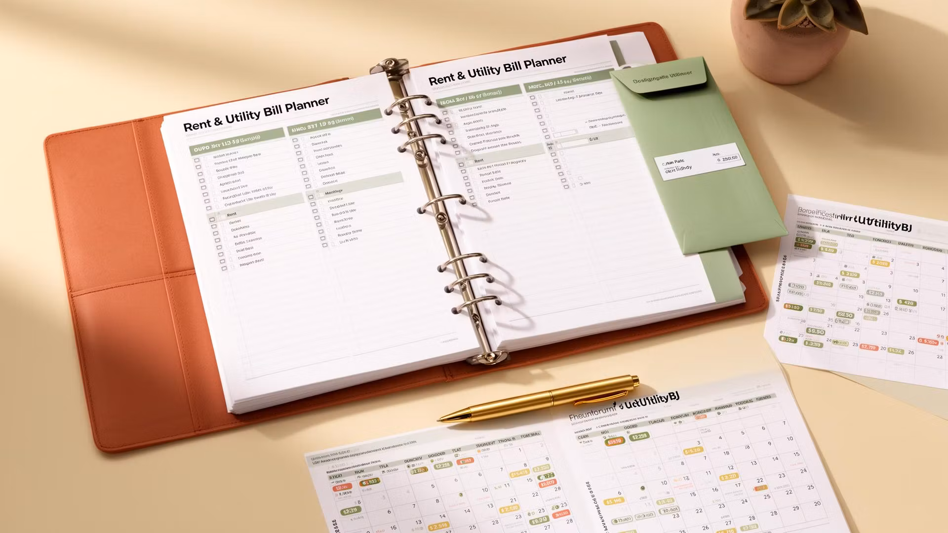 Rent & Utility Bill Planner - Stay Ahead of Late Notices