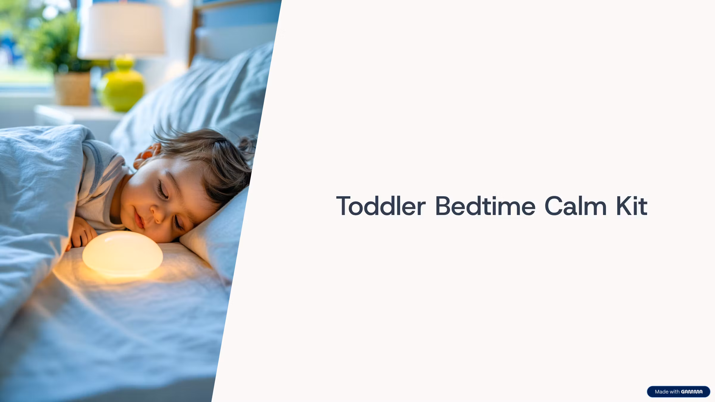 Toddler Bedtime Calm Kit
