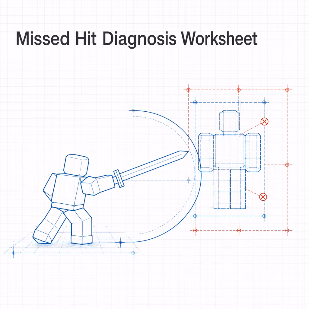 Roblox Combat Hitbox fix kit