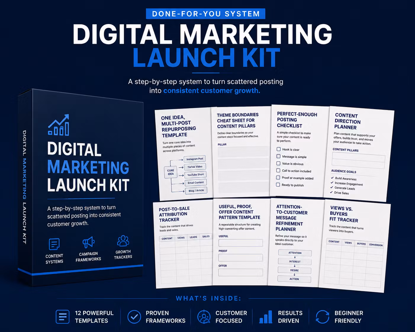Digital marketing launch kit 