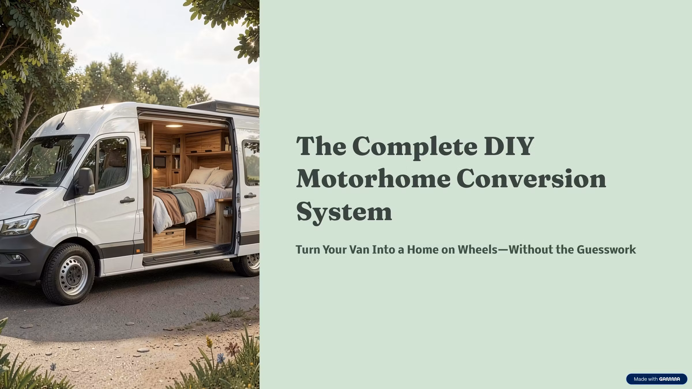 The Complete DIY Motorhome Conversion