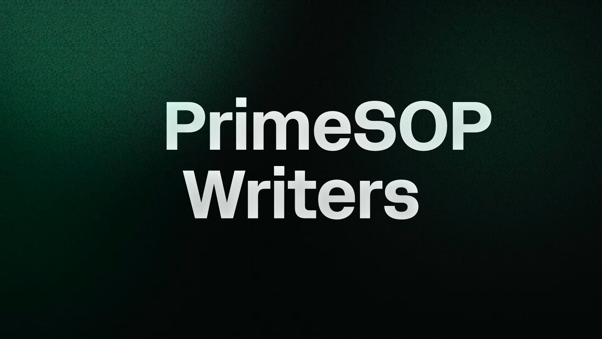     PrimeSOP Writers