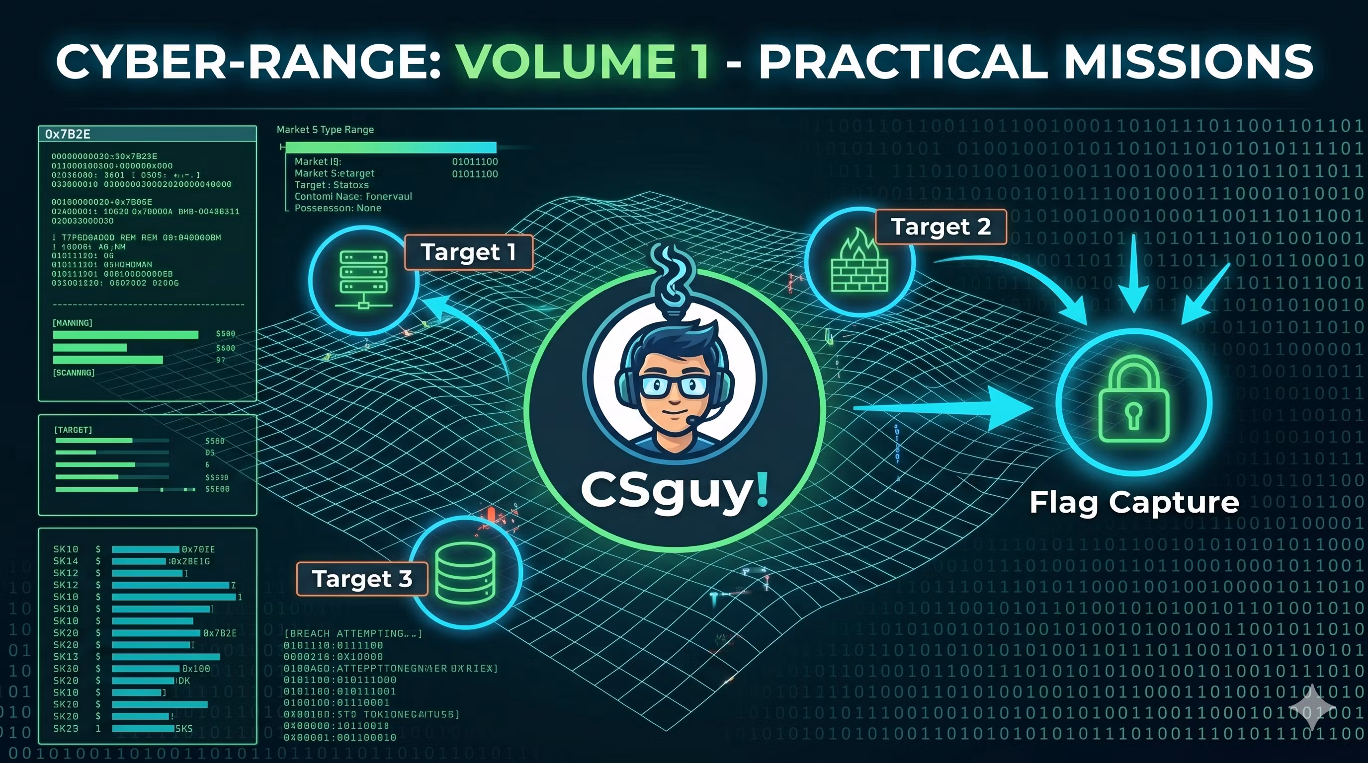 CSguy! Cyber-Range: Volume 1