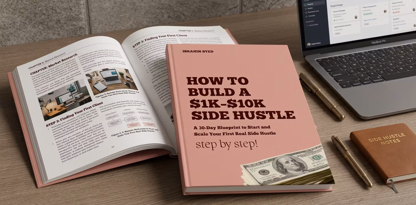 How to Build a $1,000–$10,000 Side Hustle (Ebook edition)