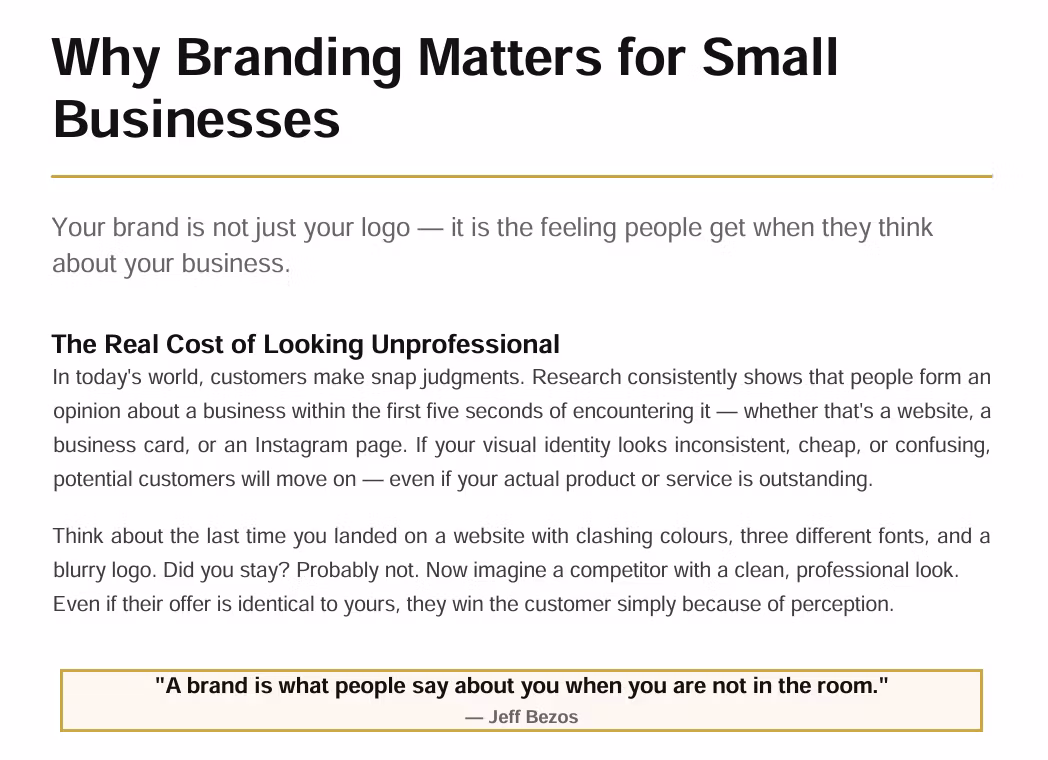 Brand Like A Pro