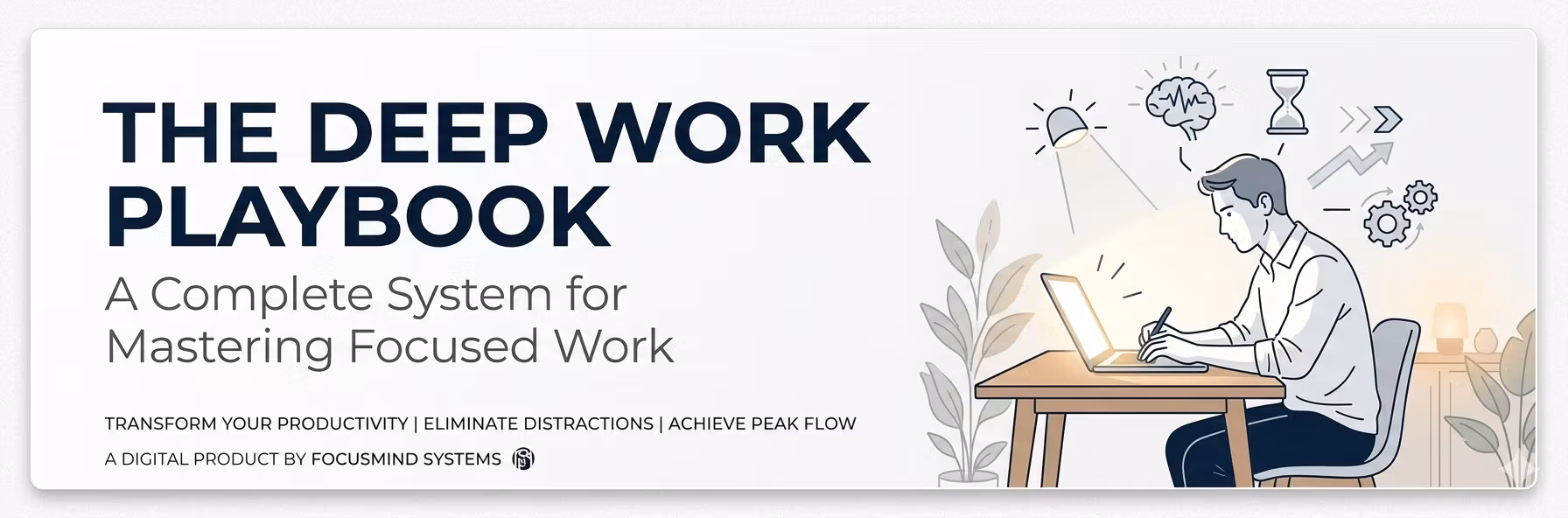 The Deep Work Playbook: A Complete System for Mastering Focused Work