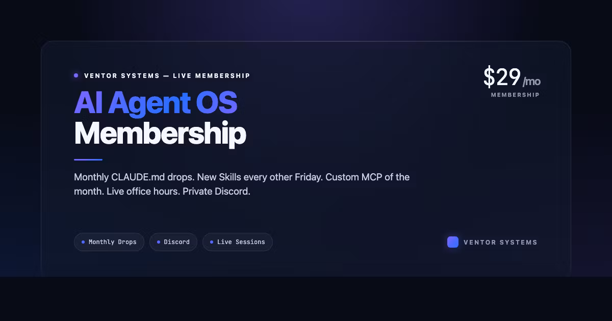 AI Agent OS — Membership