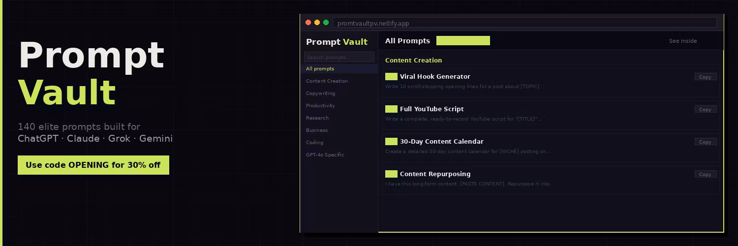 PromtVault