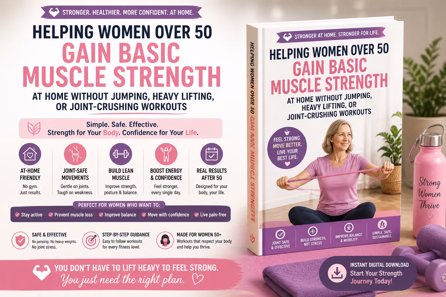 Home Strength Training Guide for Women Over 50