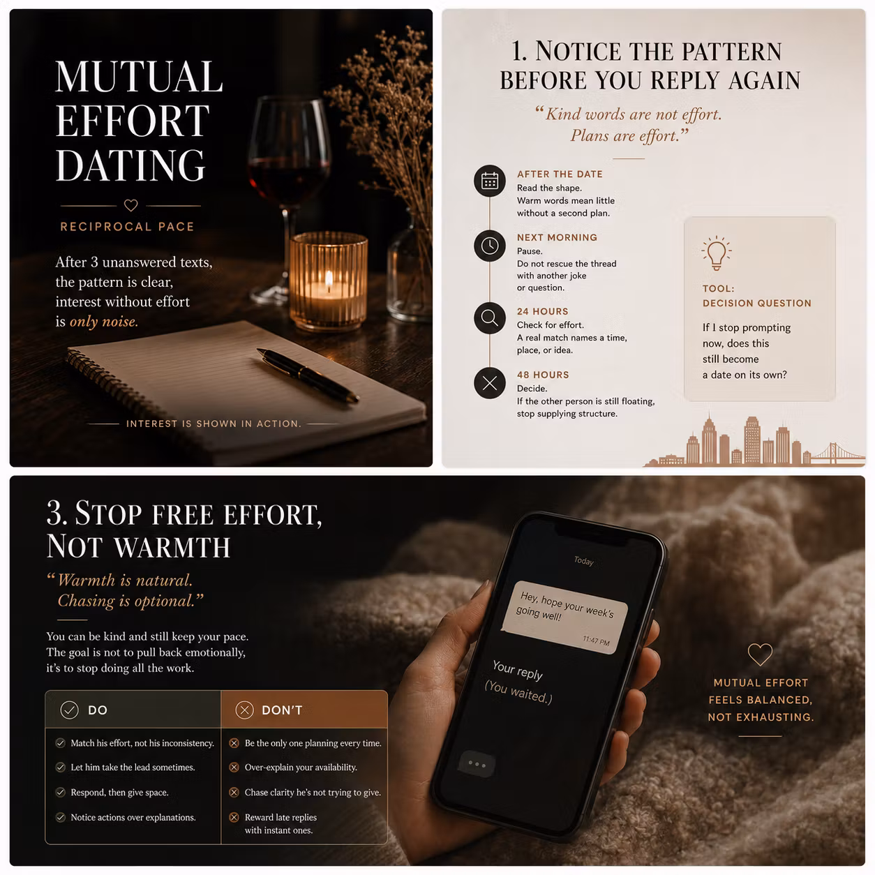 Mutual Effort Dating