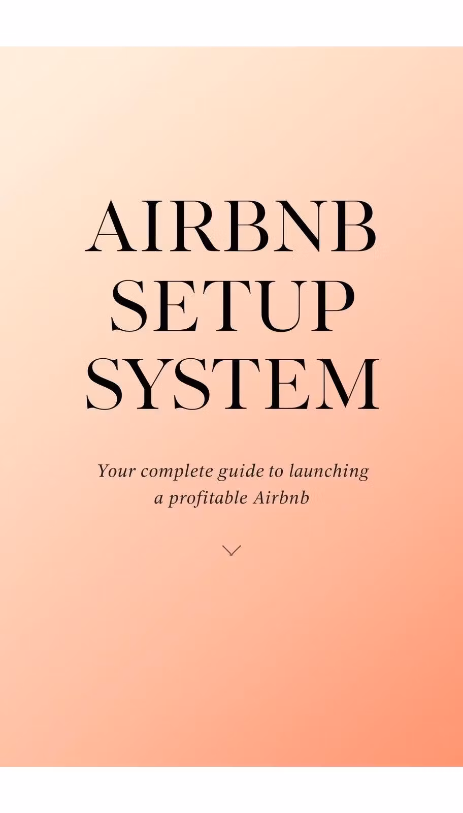 Airbnb Setup System