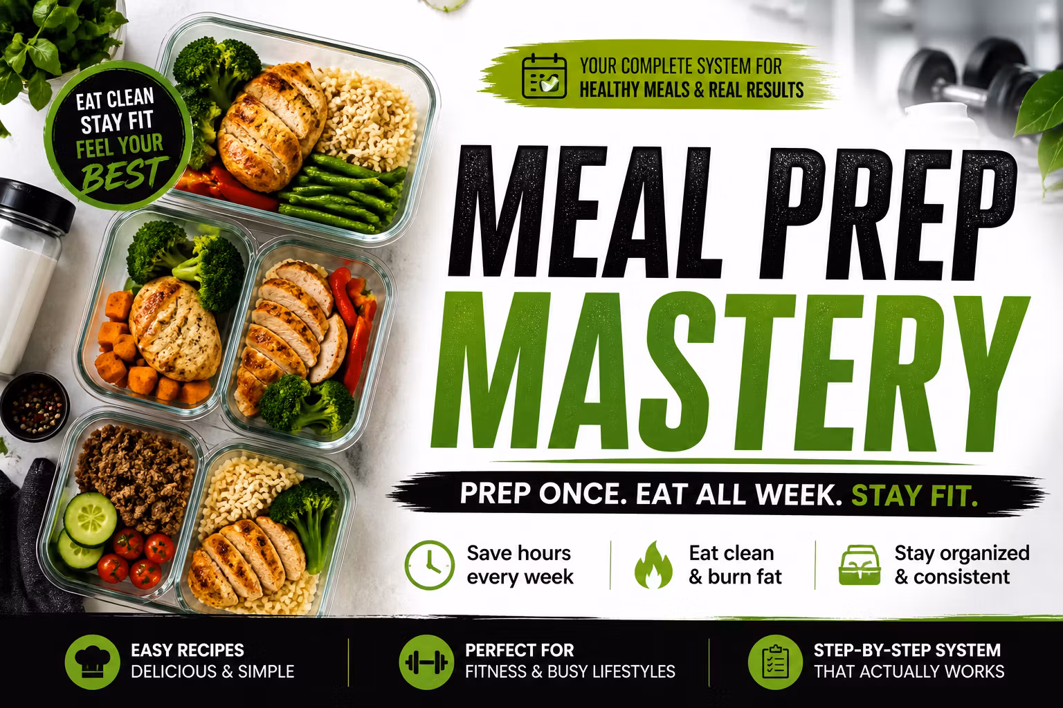 Master Meal Prep in 30 Mins!!!