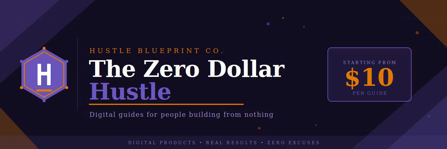 The Zero Dollar Hustle: 30-Day Income Challenge Workbook