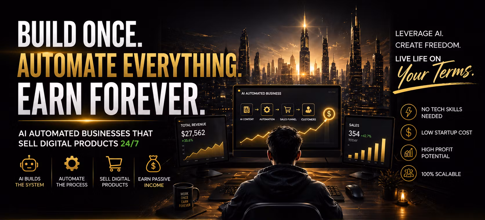 Automated Digital Product Business