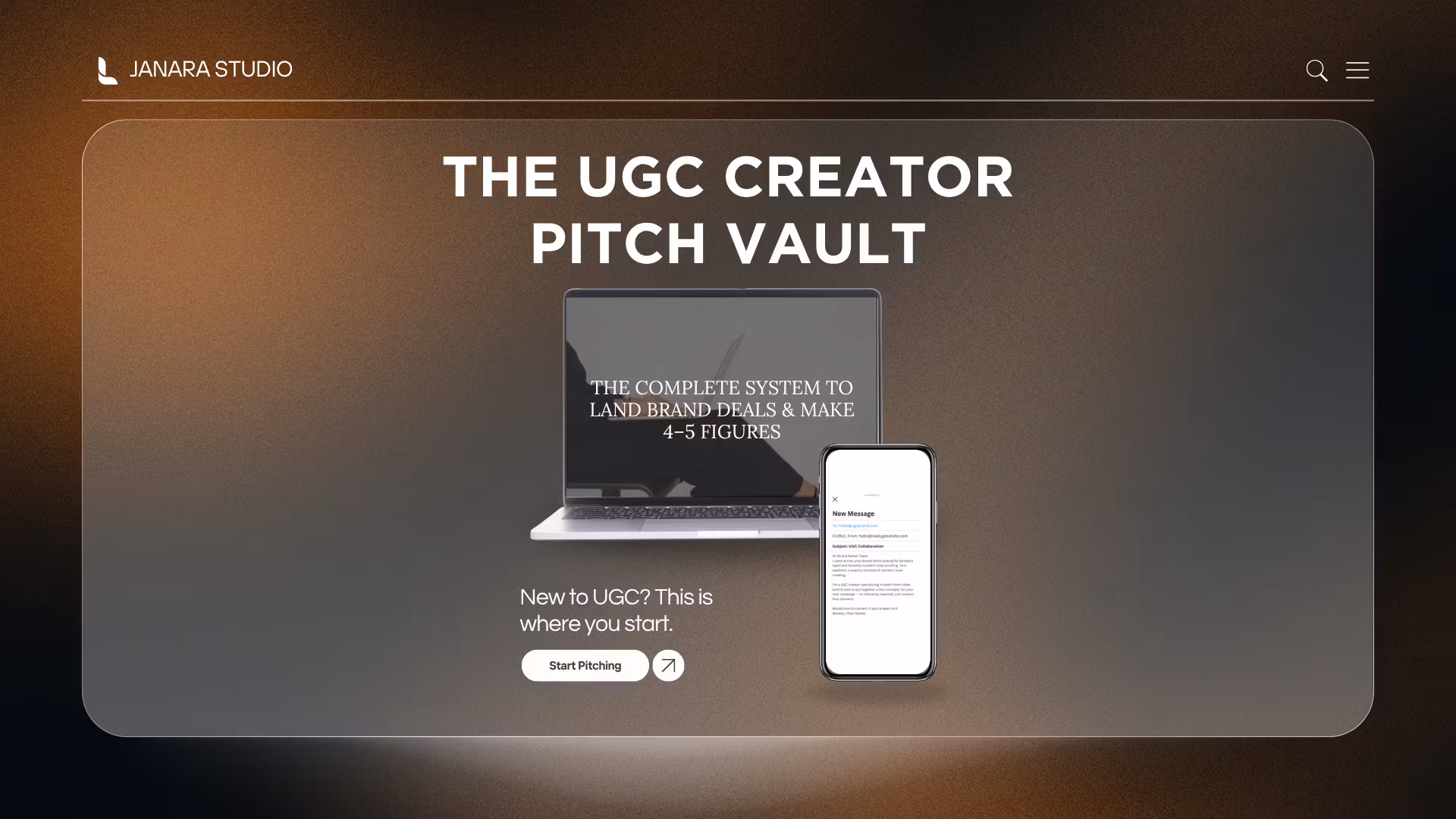 The UGC Creator Pitch Vault
