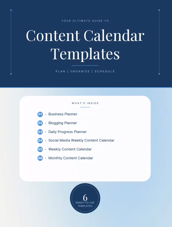 The AI Content Planning System Templates Pack