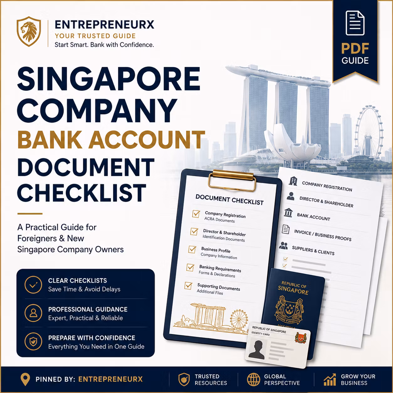 Singapore Company Bank Account Document Checklist