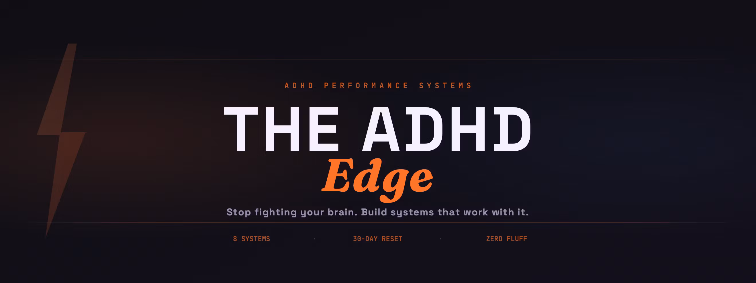 The ADHD Edge