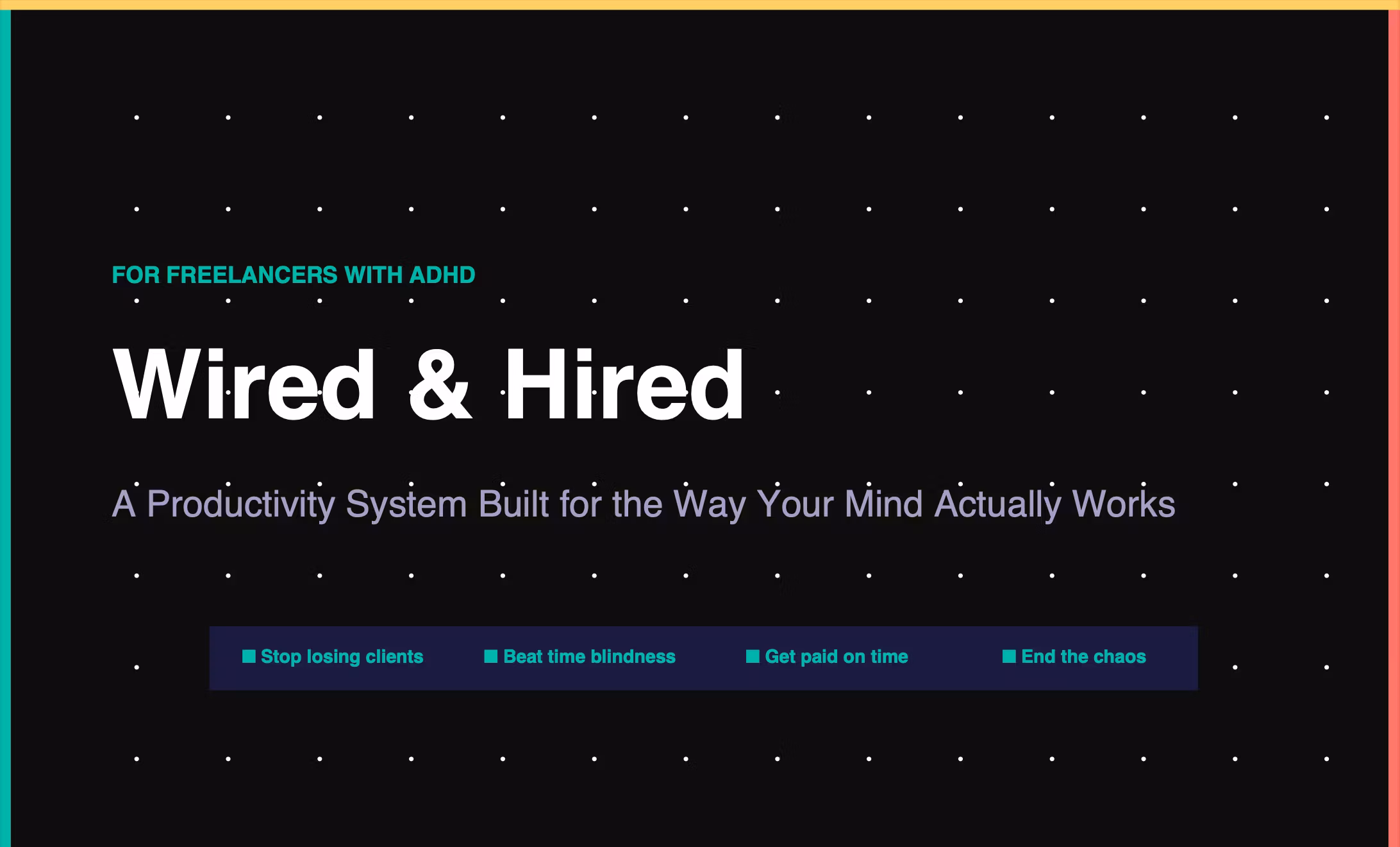 Wired & Hired: The ADHD Freelancer's Playbook