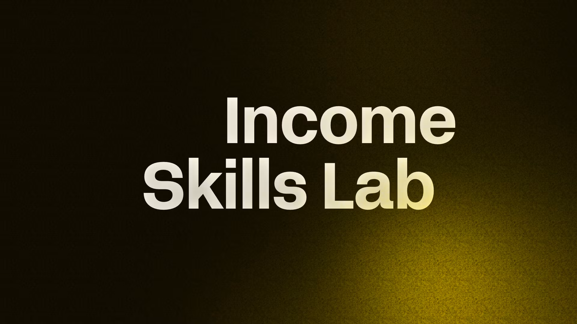         Income Skills Lab