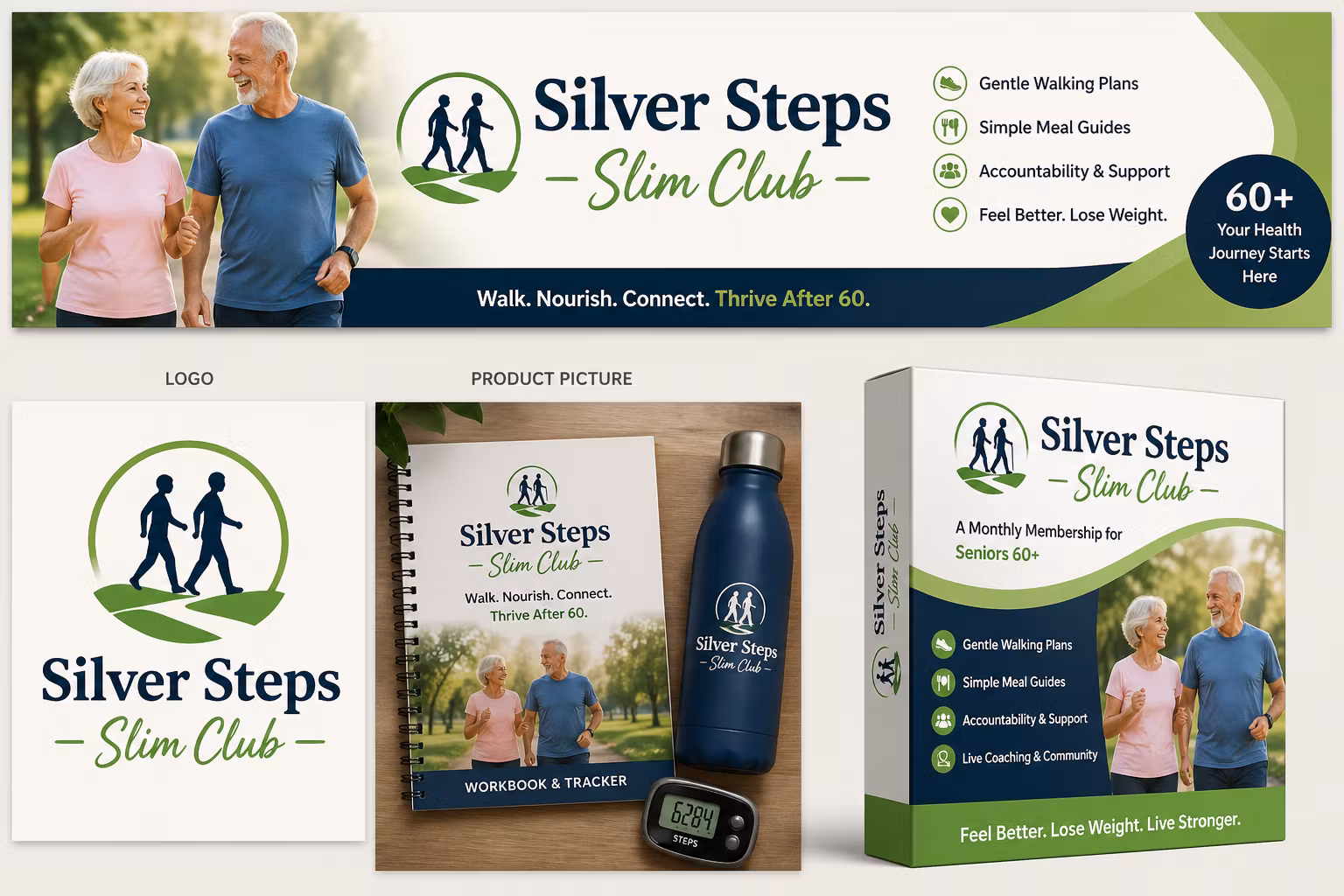 Silver Steps club. Lose weight above 60