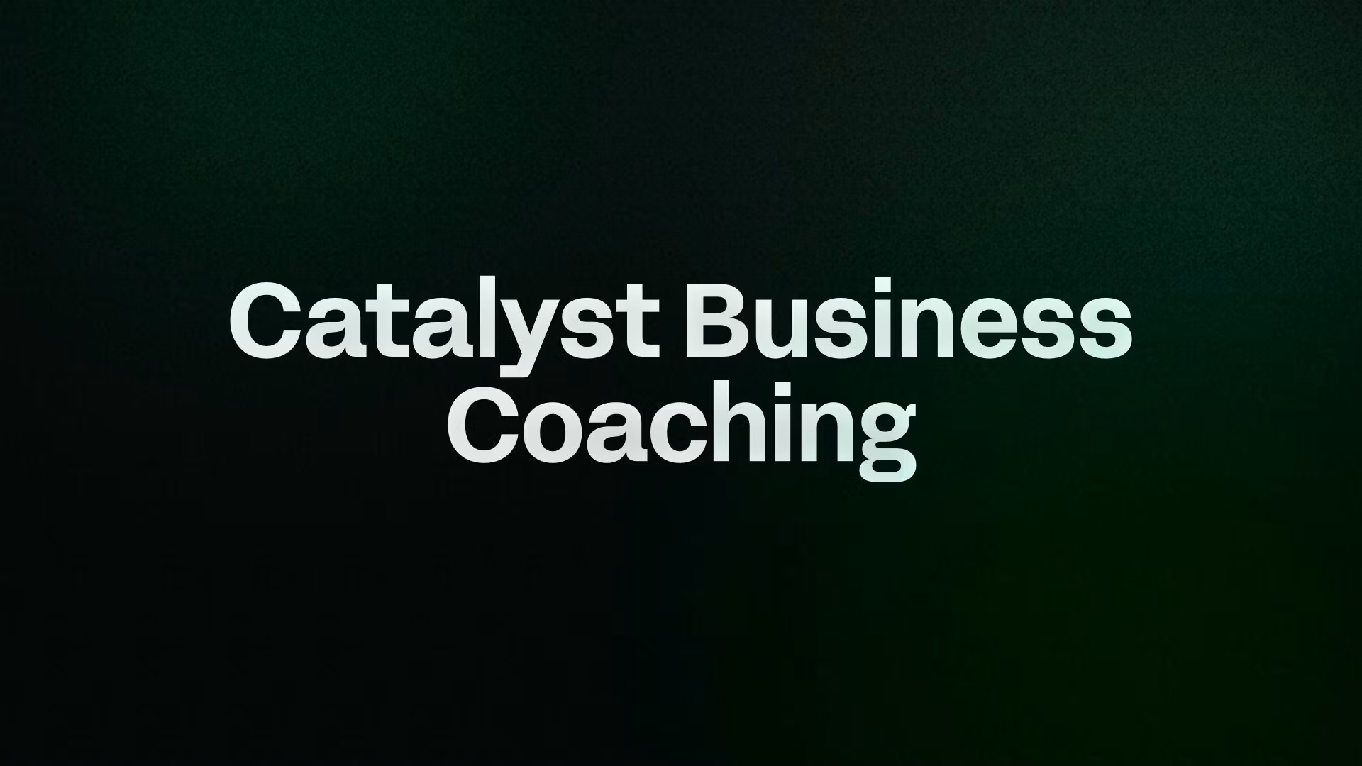 Catalyst Business Coaching