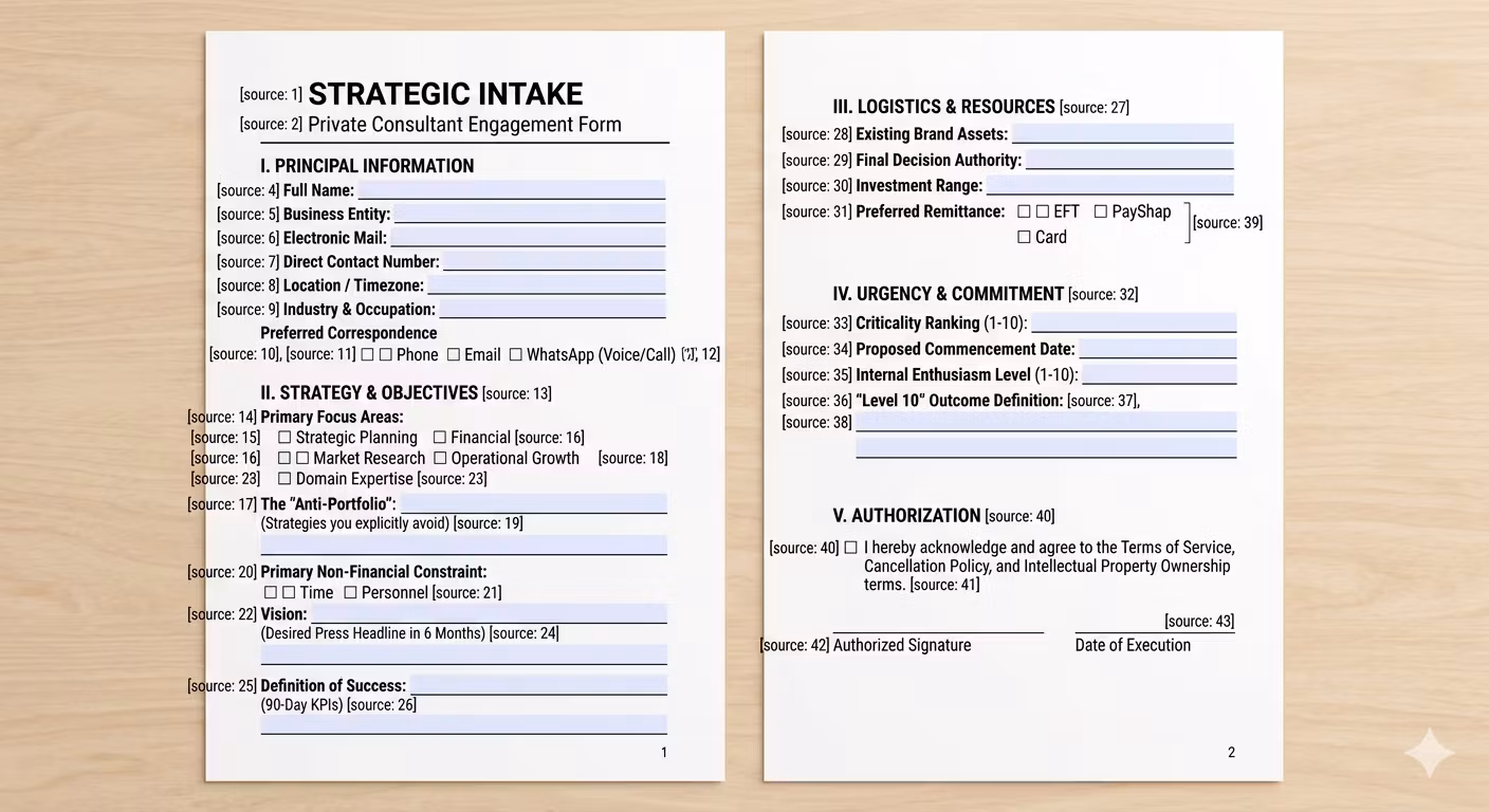 Client form